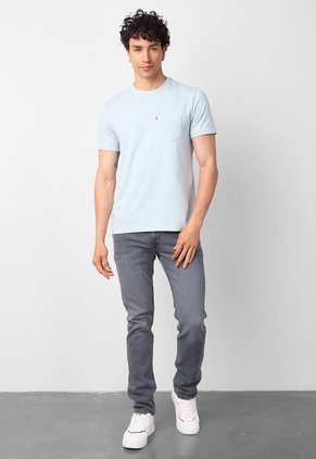 Camiseta Levi's Classic Pocket Celeste