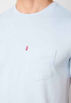Camiseta Levi's Classic Pocket Celeste