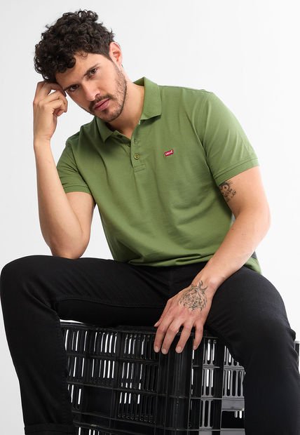 Polo Verde Oliva Levi's