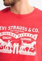 Camiseta Levi's Rojo de Levis