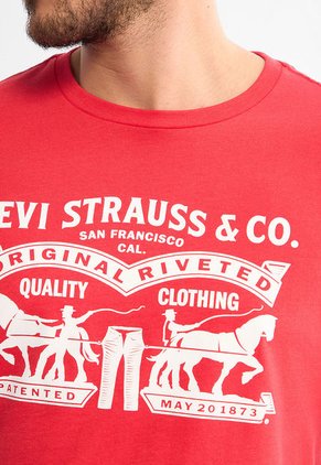 Camiseta Levi's Rojo
