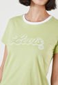 Camiseta Verde-Blanco Levi's de Levis