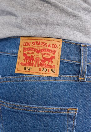 Jean Levi's 514 Straight Fit Índigo Medio