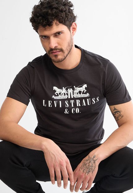Camiseta Negro-Blanco Levi's