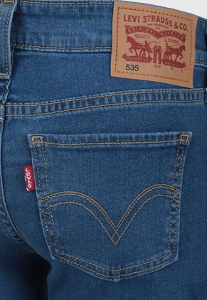 Jean Levi's 535 Extreme Skinny Fit Índigo Medio