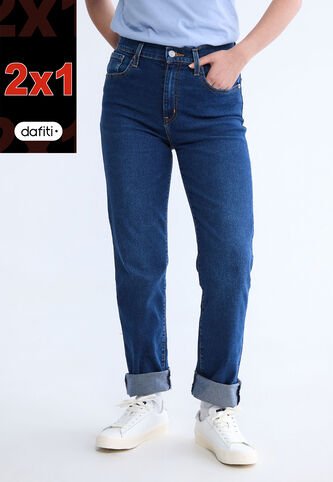 Jean Levi's 724 Slim Straight Fit Índigo Medio Levis