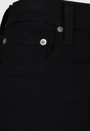 Jean Levi's Ribcage Straight Ankle Fit Negro