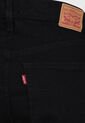 Jean Levi's Ribcage Straight Ankle Fit Negro de Levis