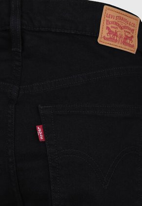 Jean Levi's Ribcage Straight Ankle Fit Negro