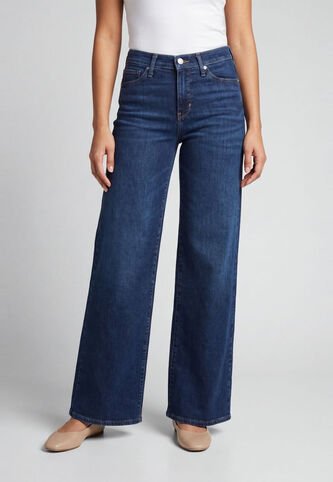 Jean Levi's 318 Shaping Wide Leg Fit Índigo Oscuro Levis