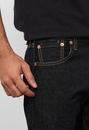 Jean Levi's 501 Straight Fit Negro