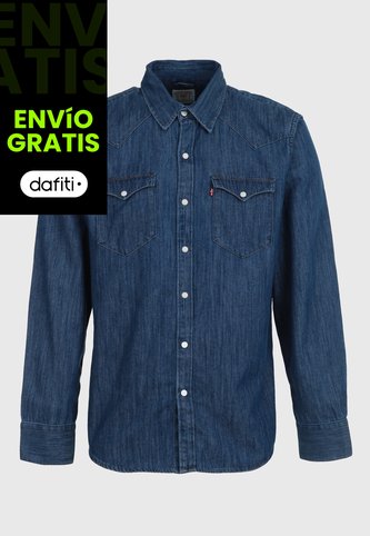 Camisa Denim Levi's Barstow Western Índigo Oscuro Levis