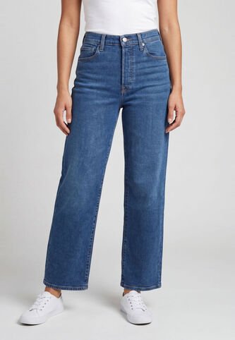 Jean Levi's Ribcage Straight Ankle Fit índigo Medio Levis