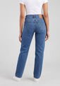 Jean Levi's Ribcage Straight Ankle Fit índigo Medio de Levis