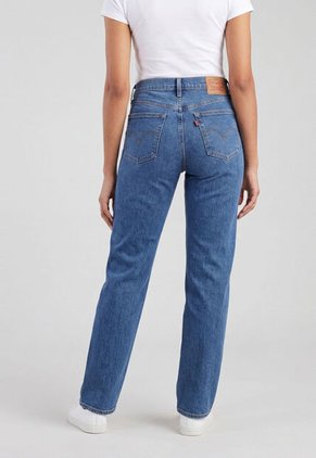 Jean Levi's Ribcage Straight Ankle Fit índigo Medio