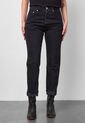 Jean Levi's 501 Original Cropped Fit Negro de Levis