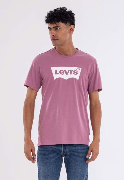 Camiseta Levi's Graphic Batwing Borgoña