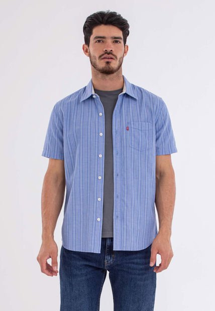 Camisa Levi's Classic One Pocket Azul