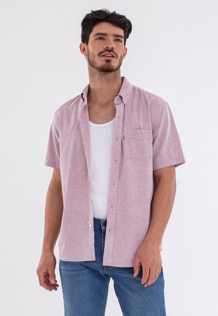 Camisa Levi's Classic One Pocket Rojo