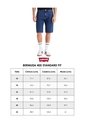 Bermuda Levi's 405 Standard Fit Negro de Levis
