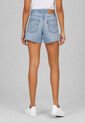 Short Denim  Levi's Ribcage Zip Fit Índigo Claro de Levis