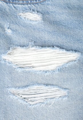 Short Denim  Levi's Ribcage Zip Fit Índigo Claro