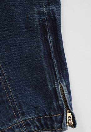 Falda Denim Levi's Godet Mini Fit Índigo Oscuro
