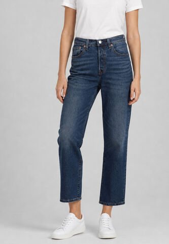 Jean Levi's 501 Crop Fit Índigo Oscuro Levis