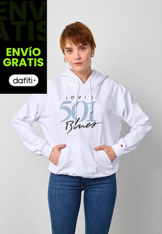 Hoodie Levi's Heritage Blanco Levis
