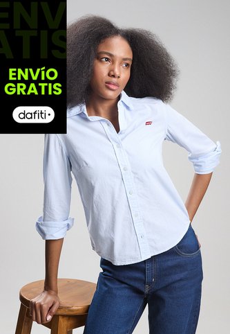 Camisa Levi's The Classic Azul Levis