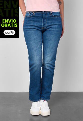 Jean Levi's Wedgie Straight Fit Índigo Medio Levis