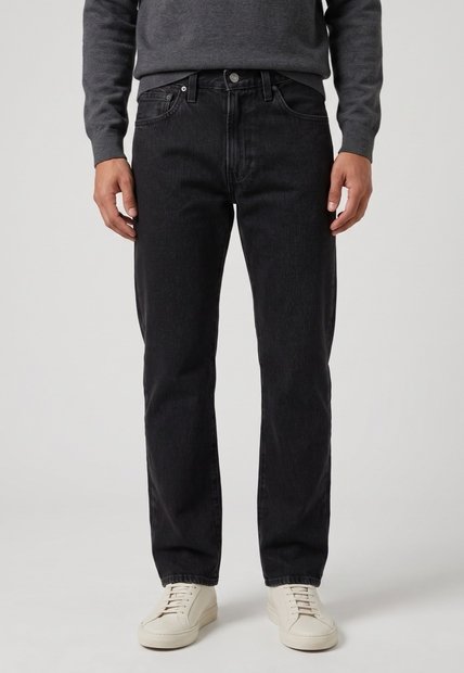 Jean Levi's 555 Relaxed Straight Fit Gris Oscuro
