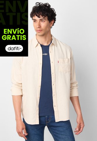 Camisa Levi's Sunset 1 Pocket Amarillo Claro Levis