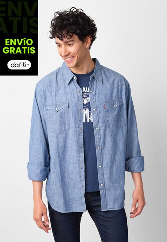 Camisa Denim Levi's Barstow Índigo Medio Levis