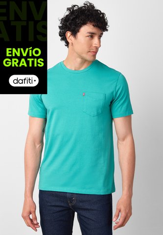 Camiseta Levi's Classic pocket tee Turquesa Levis
