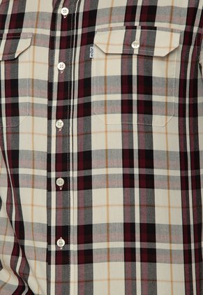 Camisa Vinotinto/Beige Levi's
