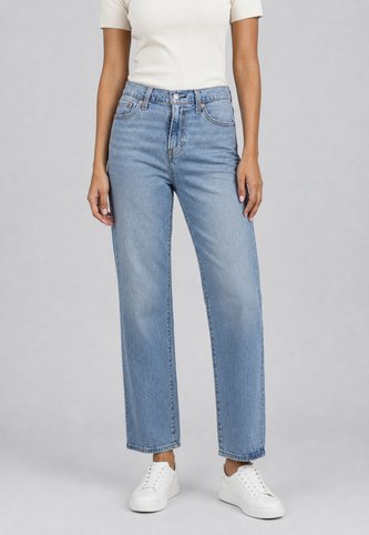 Jean Levi's Wedgie Slim Fit Índigo Claro Levis