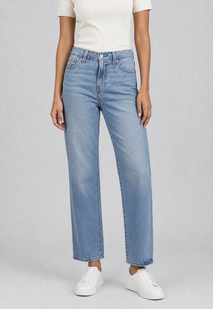 Jean Levi's Wedgie Slim Fit Índigo Claro