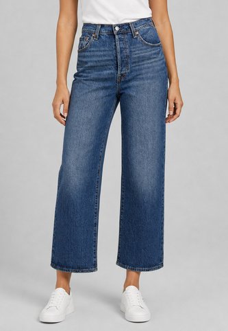Jean Levi's Ribcage Straight Ankle Fit índigo Medio Levis