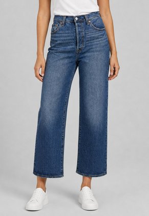 Jean Levi's Ribcage Straight Ankle Fit índigo Medio