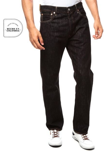 Jean Levi's 501 Classic Fit Negro