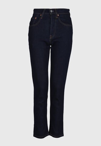 Jean Levi's 501 Original Cropped Fit Índigo Oscuro Levis