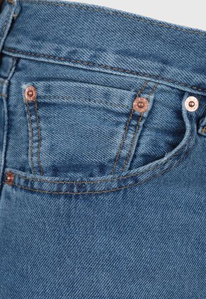 Jean Levi's 501 Relaxed Fit  Índigo Medio