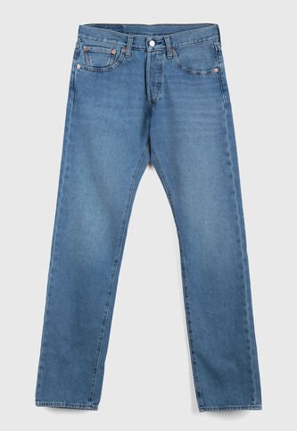 Jean Levi's 501 Relaxed Fit  Índigo Medio Levis