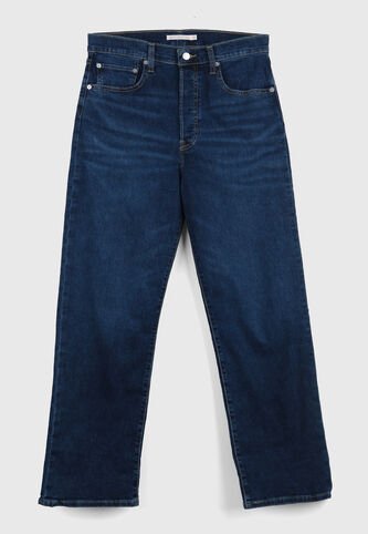 Jean Levi's Ribcage Straight Ankle Fit Índigo Oscuro Levis