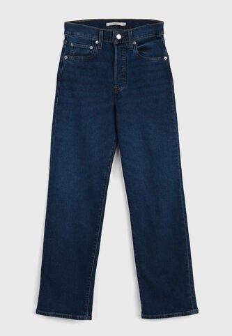 Jean Levi's Ribcage Straight Ankle Fit índigo Medio Levis