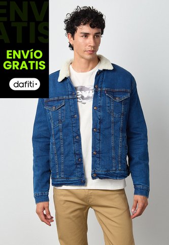 Chaqueta Denim Levi's Sherpa Trucker Índigo Medio Levis
