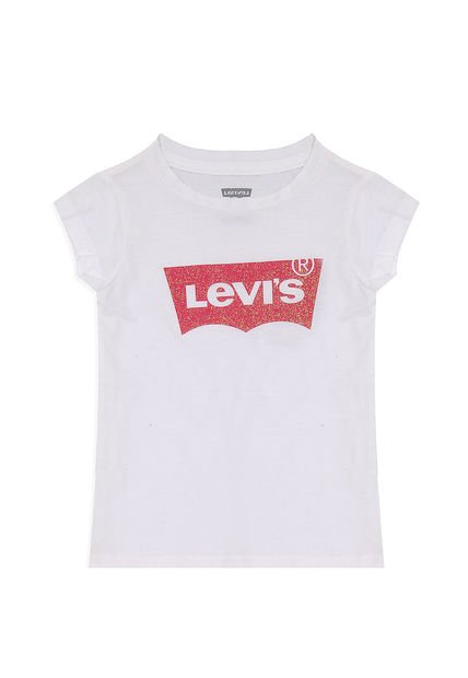 Camiseta Blanco-Rosa Levi's Kids