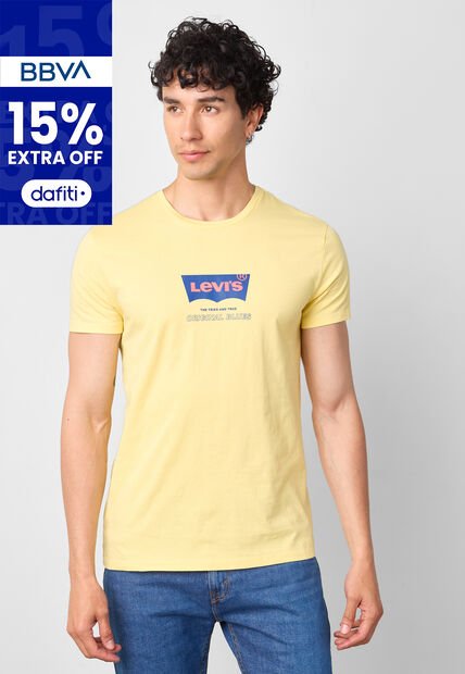 Camiseta Levi's Graphic Amarillo