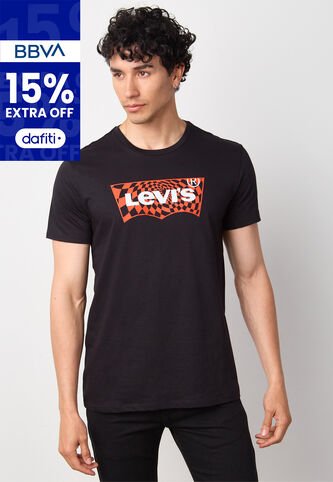 Camiseta Levi's Graphic Negro Levis